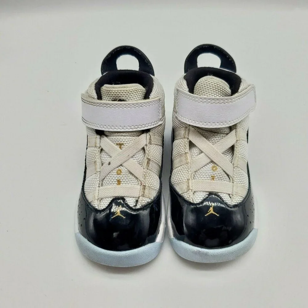 Jordan Unisex Kids 6 Rings CW6997 100  Athletic Sneaker‎ Shoes Size 7C